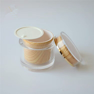 Good Price 200Ml Acrylic Clear Cosmetic Plastic Skin Care Cream Pet Jar With  Bamboo Lid