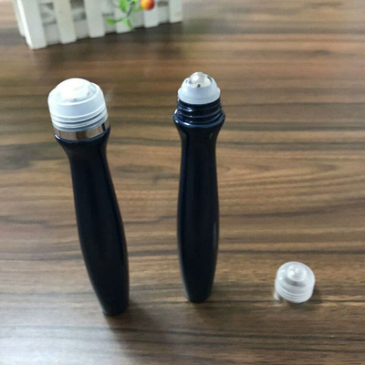 plastic black 15ml roll on  bottle