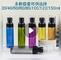 new design 30 150ml white spray cap triangle cosmetic lotion petg bottles