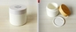 15g 30g 50g 100g 150g 200g 300g empty PP plastic material bamboo appearance water transfer cap cream jar