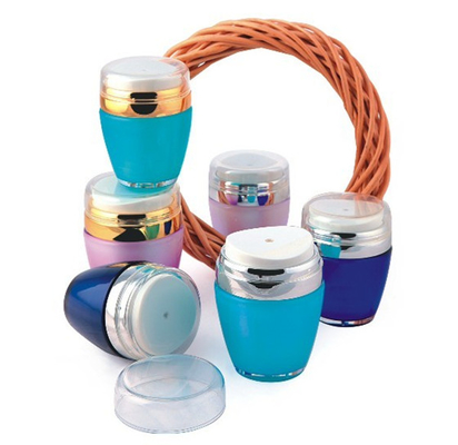 pot en plastique cosmétique en gros d'ailress de 30gr 50gr