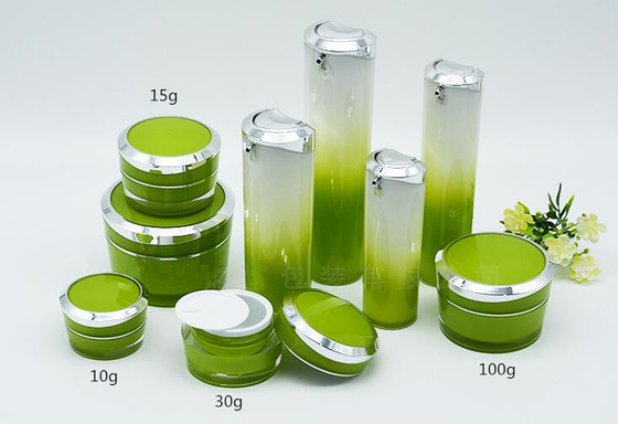 L'emballage cosmétique place la bouteille de lotion de 15ml 30ml 50ml 60ml 120ml et le pot acrylique de soin personnel