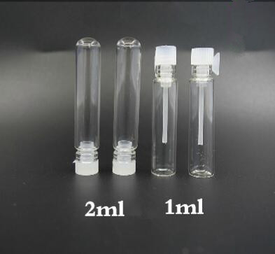 bouteille cosmétique faite sur commande de fiole de Mini Spray Glass Perfume de poche rechargeable vide de 1ml 2ml petite