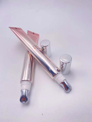 tubes laminés en aluminium cosmétique de crème pour les yeux vides avec applicateur